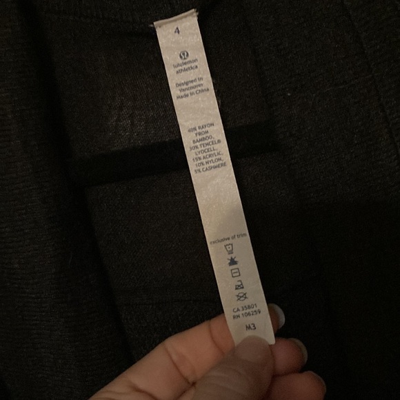 Lululemon wrap sweater. - Picture 2 of 5